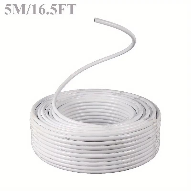 5 м/рулон алюминиево-пластиковая трубка белая золотая бумажный цветок без слов цветочный стержень сценическое украшение стилизованная трубка жесткая разноцветная