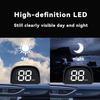 Car Head Up Hd Display Gps Speedometer Speed Kmh Digital Hud Windshield Projector For All Cars Auto Electronics Accessories