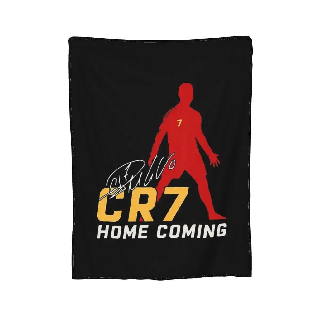 CR7 Cristiano Blanket Soft Warm Flannel Throw Blanket Bedspread for Bed Living Room Picnic Travel Home Sofa