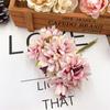 Color Carnation Home Decor Silk Flower Headdress Flower Small Flower DIY Material Flower Mori Style