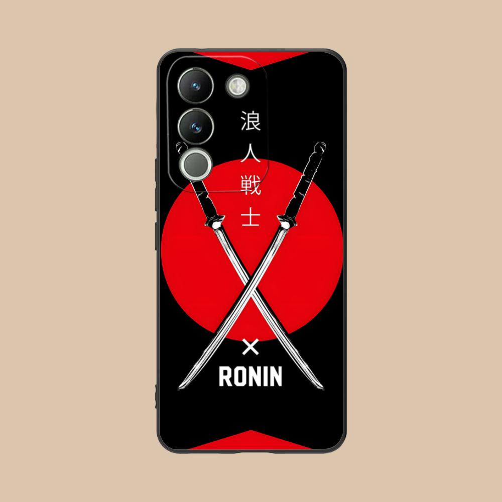Чехол для телефона Katana Samurai Ronin Sakura для VIVO V60 V50 V40 V30 V29 V27 V25 V23 Pro Lite 5G Цветная печать Красивый чехол