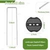 Sharp Tip Galvanized U Landscape Pegs Heavy Duty Ground Nails Secure Lawn Sod Weed Mat Irrigation Tubing Fence Staples