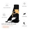 Cocker Spaniel Dog Lover Heartbeat ECG Pulse Pet Breed Paw Beach Towel Soft Microfiber Quick Dry Absorbent Quick Towels For Bath