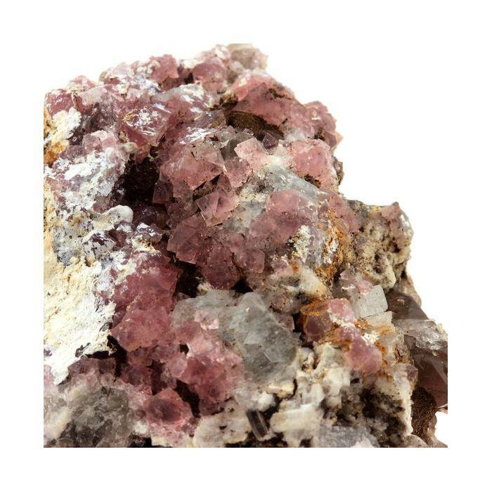 Pierres et Minéraux. Fluorite + Quartz. 873.0 ct. Glacier Argentière, Massif du Mont-Blanc, France.