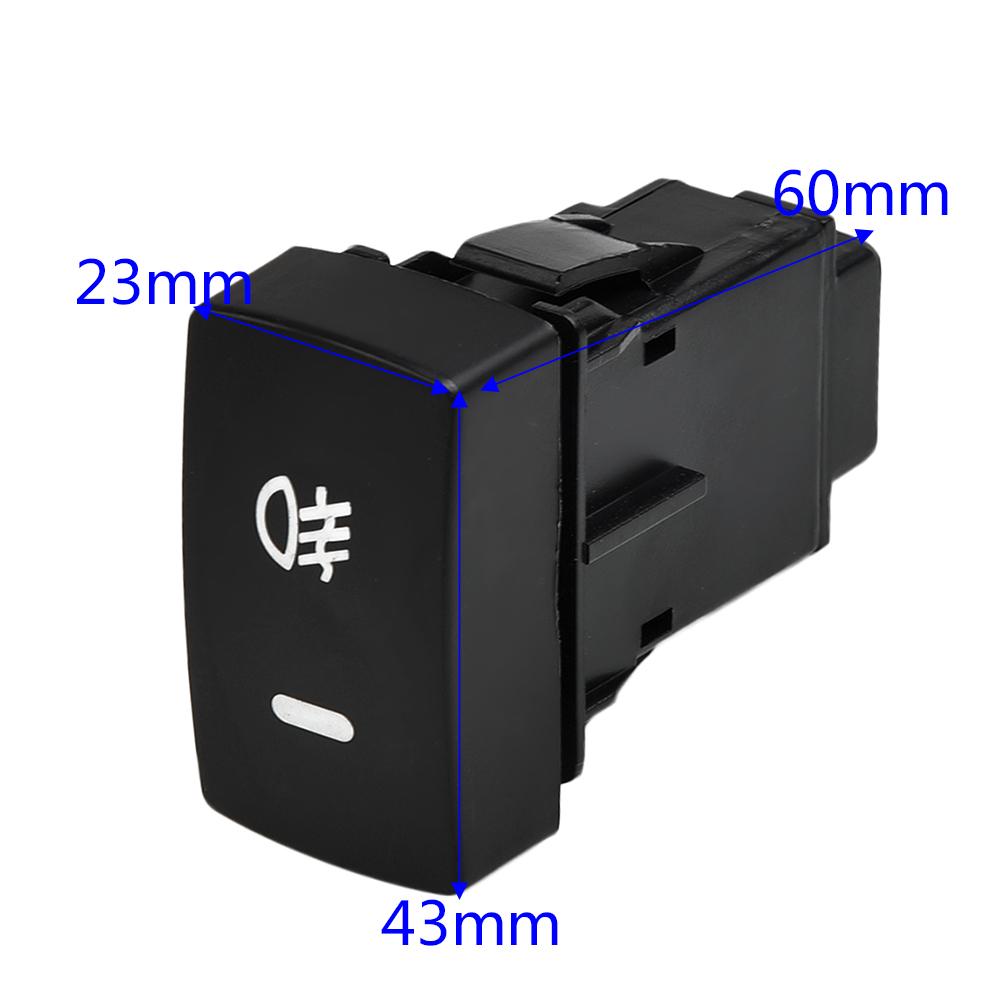 1 PC 5-Pin LED Car Push Button Fog Light Switch Fits For Honda Civic For Accord For CRV Fog Lamp Switch Connecting Wire Car Part Switches4