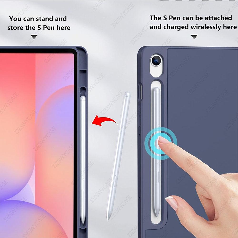 Чехол для планшета Samsung Galaxy Tab S10/S9 FE / S10 Lite 10,9 дюйма / S9 11 дюймов, Ультратонкая защитная обложка с функцией Автосон/Автопробуждение