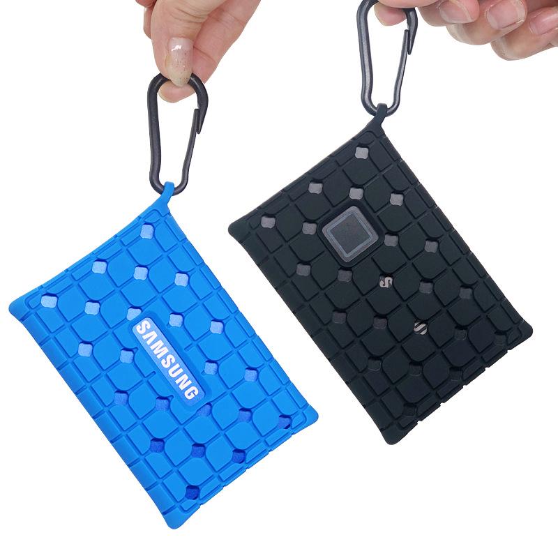 Силиконовый защитный чехол для портативного SSD Samsung T7 Touch & T9