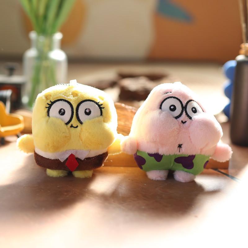 Charming Baby Spongebob And Patrick Star Plush Dolls Soft Short Plush Material