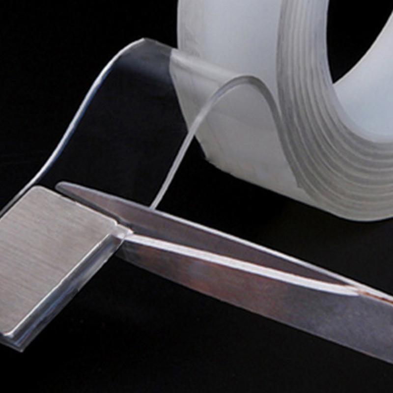 1/2/3/5m Transparent Nano Tape Powerful Adhesive Nano Tape Strong Double-sided Tape Waterproof For Bathroom Kitchen Super Glue