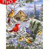 5d Diamond Painting Animal Bird Diamond Embroidery Sale Winter Pictures Of Rhinestones Mosaic Cross Stitch Craft Kit