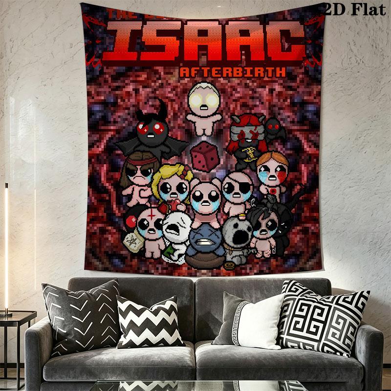 TBOI poster Wall Hanging Printed Fabric Blanket Decorative Tapestries for Bedroom Living Room Home Decor