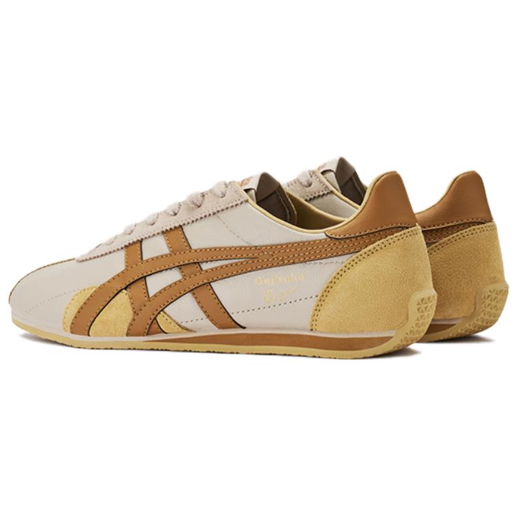 ONITSUKA TIGER Повседневные низкие кроссовки Runspark с противоскользящим покрытием, износостойкие, унисекс, бежево-желтые, артикул 1183B480-024