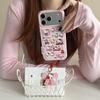 Чехол для телефона Hello Kitty с иллюстрацией, выполненной в технике пэчворка по всей поверхности, для iPhone 17/16ProMax/15/14