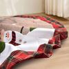 1PC With Snowman and Santa Claus Print Home Linen Cloth New Year Tree Skirt Office Christmas Skirt Party Decorations 108cm