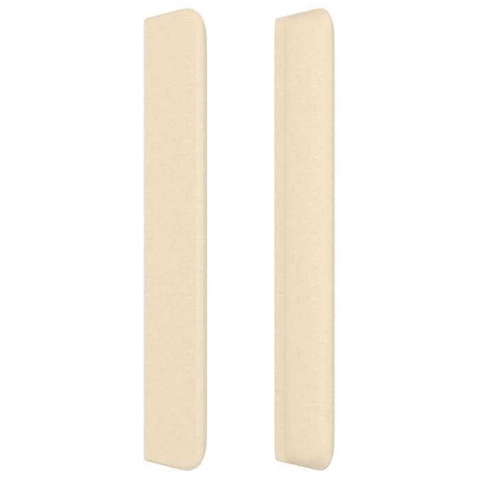 Tête de lit - Maison Exclusive - Oreilles - Crème - Hauteur réglable (147 x 16 x 118/128 cm)