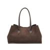 Retro Pu Bag For Women With Car Stitching And Inner Phone Pocket For Commuting