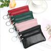 Fashion Women Men Kids Mini Wallet Ladies Double Zipper Coin Purse Multifunctional Small Coin Credit Card Key Ring Wallet