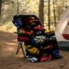 Racing Theme Printed Blanket - Perfect for Couch, Bed, Travel & Outdoor Use | Machine Washable, Cozy & Durable.