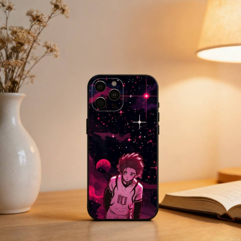 B-Синий L-Замок I-Итоши S-Саэ-Э (1) Чехол для телефона iPhone 17, 16, 15, 14, 13, 12, 11 Plus, Pro Max, XS, Мягкий силиконовый черный чехол