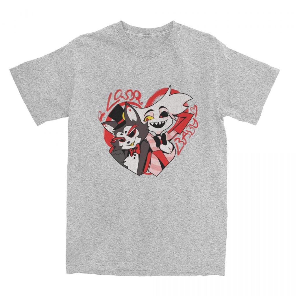 T-Shirt Men Angel Dust Husk Funny 100% Cotton Tee Shirt Crewneck Short Sleeve T Shirt Unique Clothing