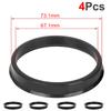 4Pcs/Set Car Accessories Plastic Wheel Hub Centric Ring 73.1 to 67.1 Wheel Hub Ring OD = 73.1mm ID = 67.1mm Wheel Center Ring