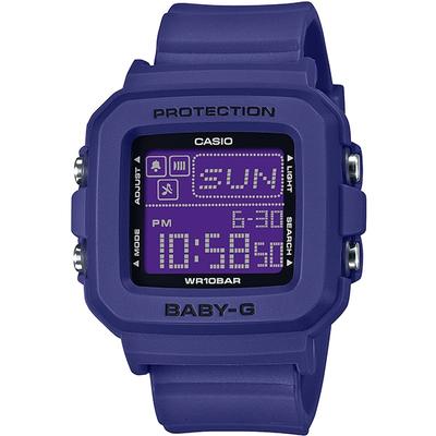 Женские часы Baby-G BGD-10K-2JR [BABY-G+PLUS] квадратные из смолы цифровые