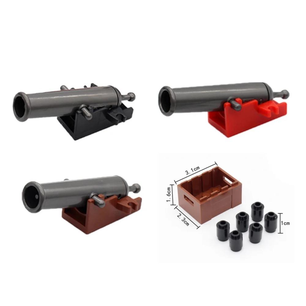 MOC Военные Строительные Блоки Фигурка Солдат Наполеоновских Войн Аксессуары Оружие Пушка Мешок с Песком Армия Пират Мини Кирпичик подарок X003 Сделай Сам