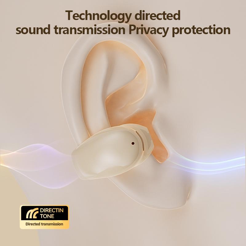 Мини-беспроводная Bluetooth-гарнитура с одним ухом, зажим-наушник, шумоподавление, Bluetooth 5.3
