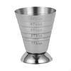 Мерный стакан из нержавеющей стали 2,5 унции, винный инструмент, коктейльный джиггер для кухни