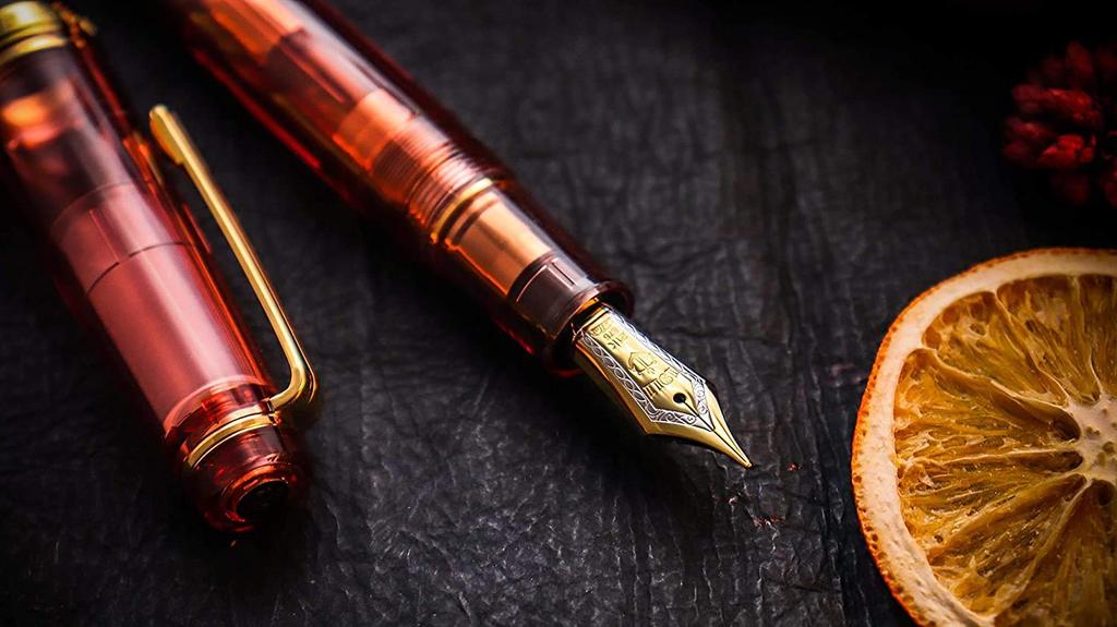 WANCHER Limited Fountain Pen SAILOR Original Professional Gear Hawaiian Ripe 21K Fountain Pen Special Production Extra [Wancher Product] (EF Fine)