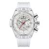 Watch OMECO TamaBUKULOT Tamabukuro Luxury Watch Watch Omeko Clock Men's Men's (White)