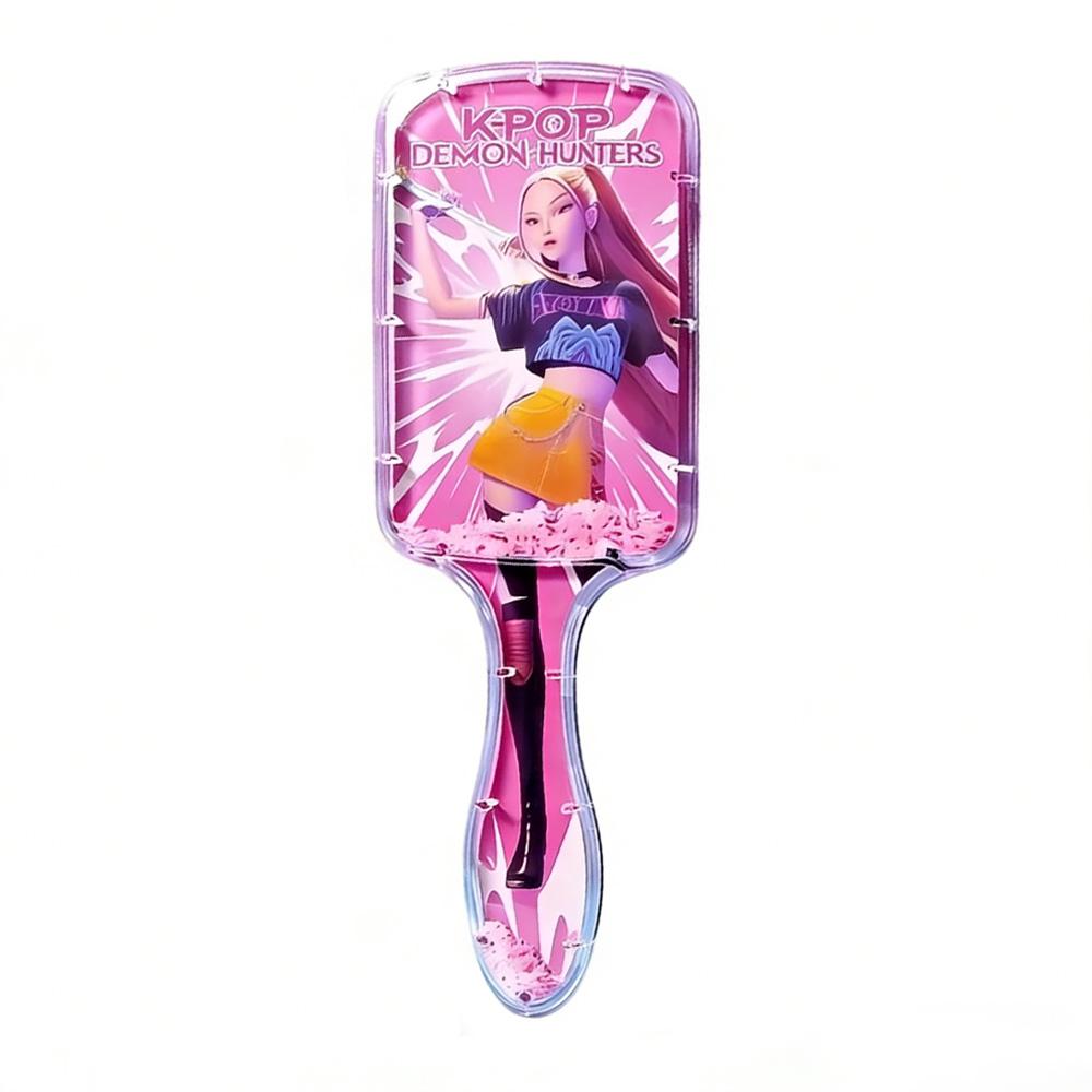 1/4PCS KPop Demon Hunters Comb Cartoon Rumi Mira Zoey Air Cushion Massage Comb Anime Peripheral Student Comb Girl Gifts