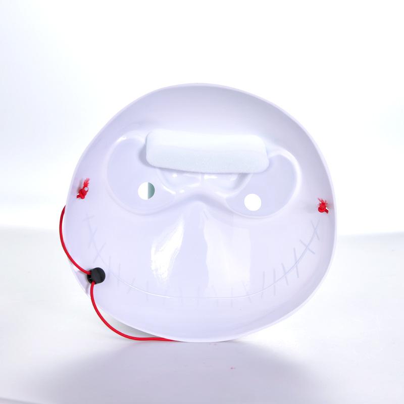 Pumpkin Prince Skeleton Masks White Creepy Smiley Face Christmas Night Fright with the Same Jack Mask Fake Mask Head Cover