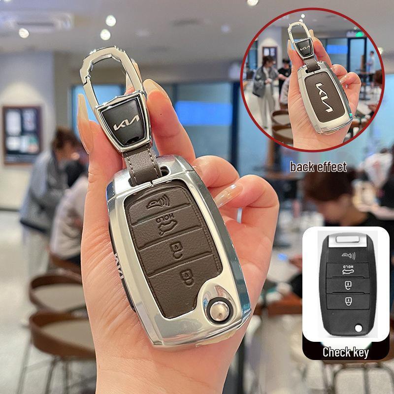 17-Model Kia K2 Anniversary Edition Key Case for Old Model K3S, Jiahua K4 Folding Key Cover