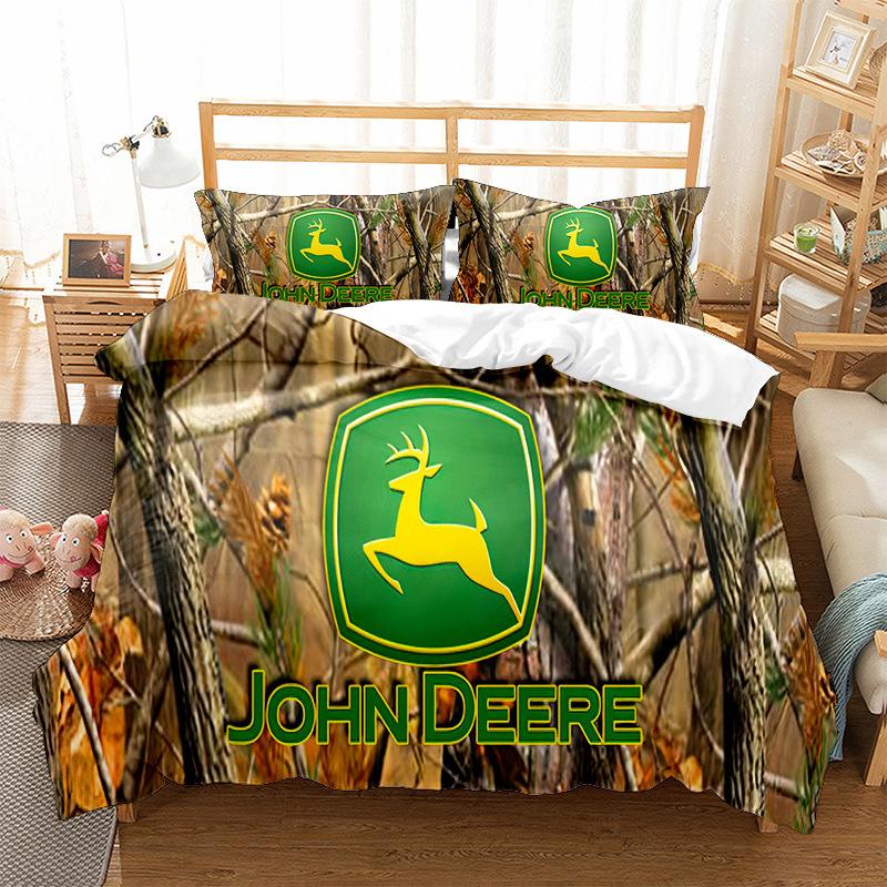 Квадроцикл Инструмент Трактор 3D Цифровая печать Постельное белье Набор из трех предметов