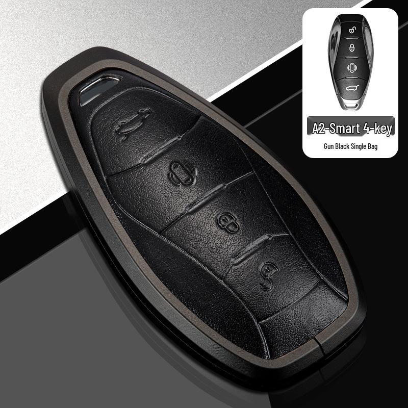 Key Case for Hongqi Models: H5, HS5, EQM5, H7, HS7, H9, H6, HS3 - 2023/24 Premium Car Bag Buckle Shell.