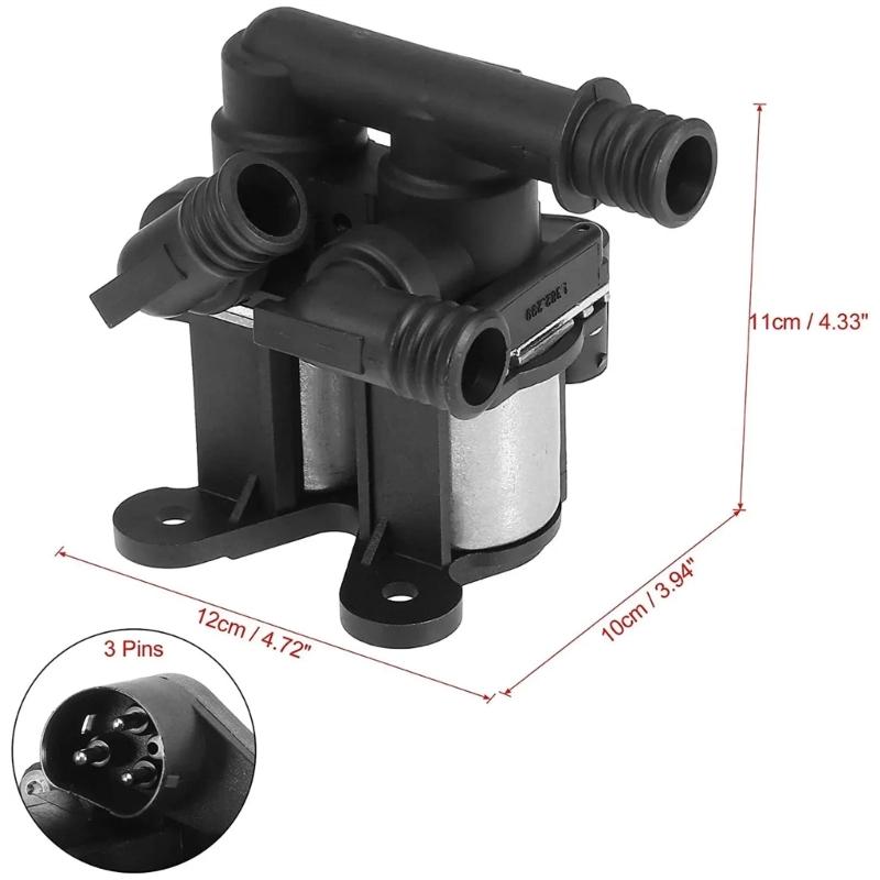 Клапаны управления клапанами отопителя для E31 E32 E34 535i Замена клапанов управления отопителем контура охлаждения двигателя