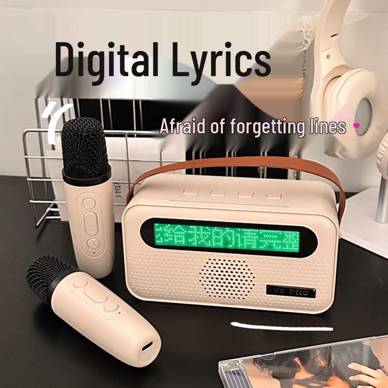 2026 German YF Bluetooth Speaker with Karaoke Mic – Stylish All-in-One for Home & Celebrations