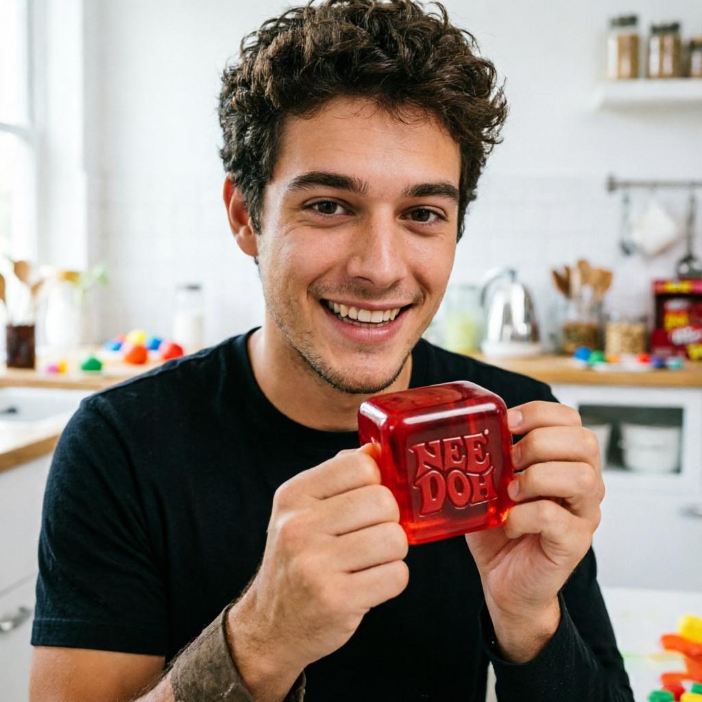 Новые Needoh Nice Cube Suptid Сквиш Сенсорные Игрушки-Сжималки, Креативные Мягкие и Не Прилипающие Ручные Игрушки-Сжималки Подарок