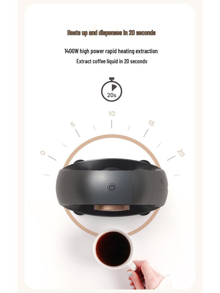Customizable Portable Mini K-Cup Capsule Coffee & Tea Maker