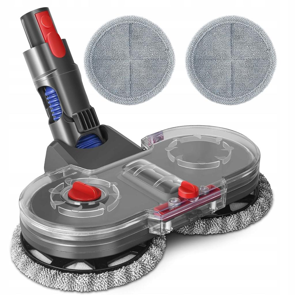 Rosfix Zestaw Mopujący z Filtrami do Odkurzaczy Dyson – Mopowanie na Mokro i Sucho | Prędkość 160 obr./min | Kompatybilność z V7–V15