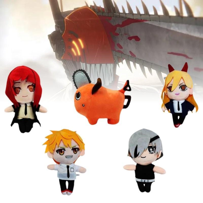 High Quality Chainsaw Man Denji Power Quanxi Makima Pochita Plush Toy Soft Squeezable Unique Kids Gift