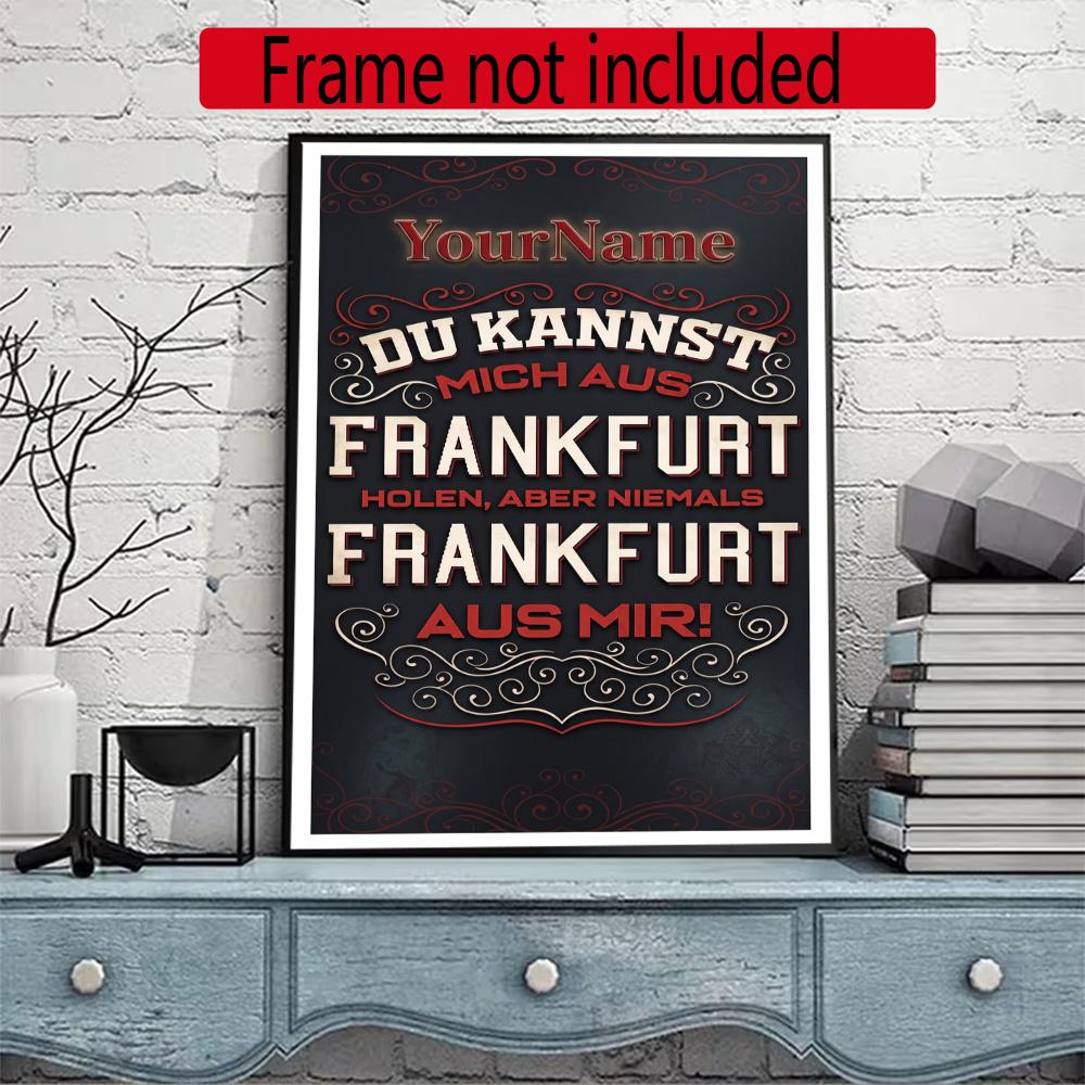 Eintracht Frankfurt Customize Your Name Diamond Painting Round Diamond Rhinestones Mosaic Diamond Embroidery Wall Paintings Rhinestones Gift Frameless