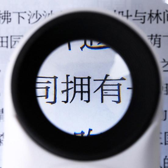 40X Hand-held Magnifier Reduce Eye Fatigue Compact Jewelry Appraisal Reading Magnifier for Exploration