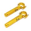 ZSDTRP M8 Motorcycle Foldable Foot Pegs Front Footpeg Anti-Skid Rearsets Footrest 90 Degree Folding Passenger Pedal