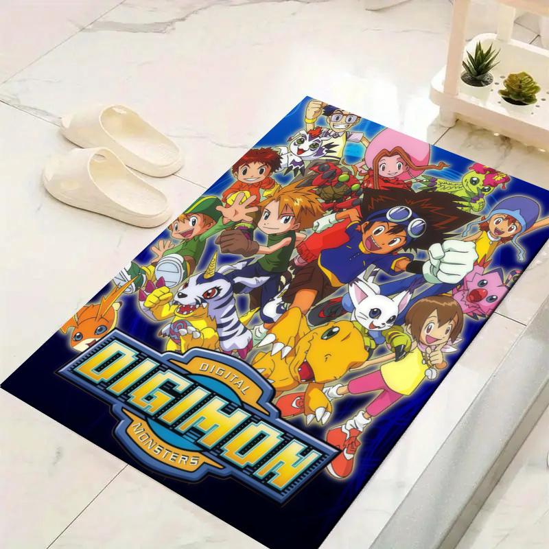 Ковер Digimon для гостиной, спальни, дома, украшение дивана, детский игровой нескользящий коврик для пола