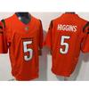 NFL Cincinnati Bengals Retro Jersey Mens Short Sleeve Football Shirt Embroidered Number 9