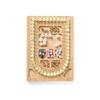 Wooden Bead Board Creative Display Bracelets DIY Ornament Jewelry Plate Compartments Storage Tray Grooves Sundries Accessories