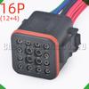 16 Pin Automotive Connectors gearbox Wire harness Plug 132124-001 132124-000 For JH6