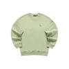 Fila Fusion Мультяшный логотип, круглый вырез, вязаный, повседневный, пуловер, толстовка, унисекс, молочно-авокадо-зеленый T11U413206F-GN